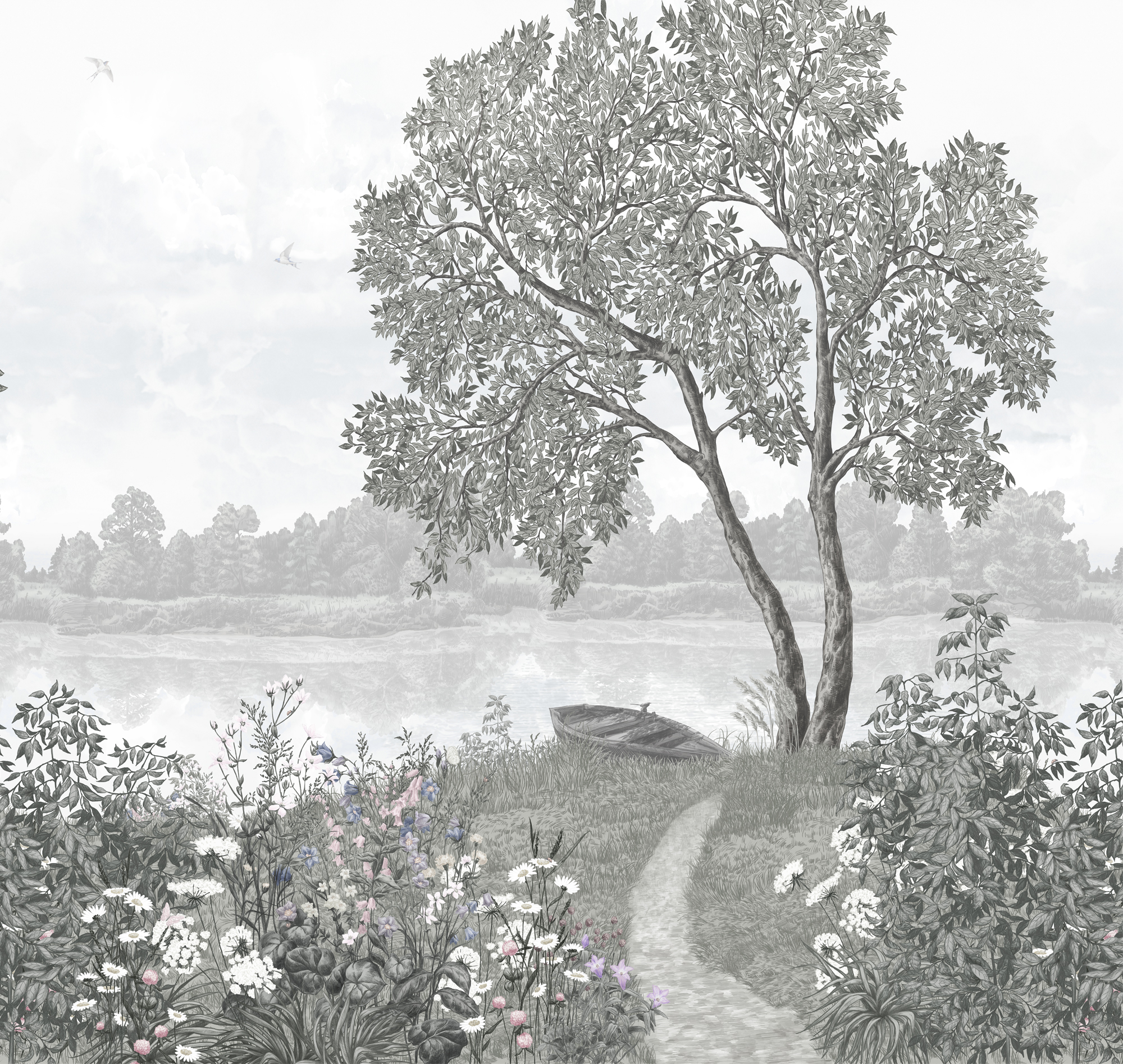 Панно Loymina Пейзаж Берег Лоймины ART4 011 3×6